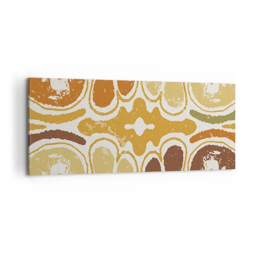 Quadro em tela - Abstração sentimental - 100x40 cm