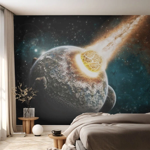 Papel de parede personalizado Premium Sand - Extinção ou nascimento? - Abstração, Cosmos, Cometa