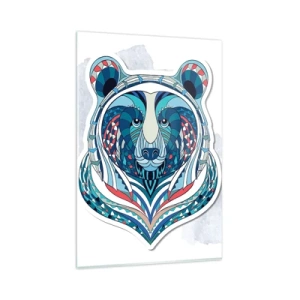 Quadro em vidro - Eviva Gronelândia! - 80x120 cm