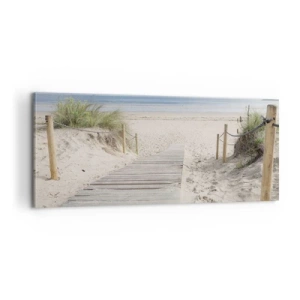 Quadro em tela - Pelo horizonte - 100x40 cm