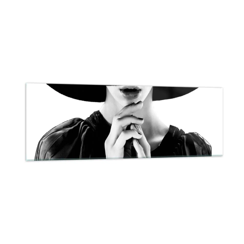 Quadro em vidro - Beleza escondida - 90x30 cm