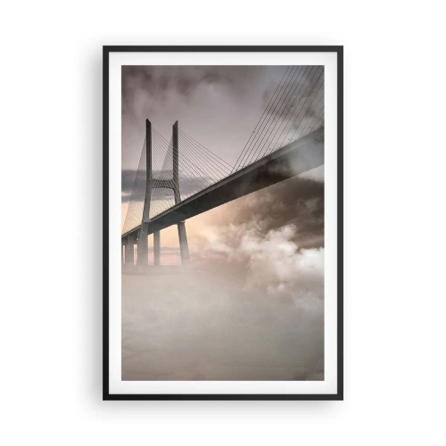 Pôster com moldura preta - No rio que não existe - 61x91 cm