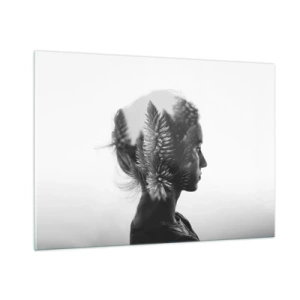 Quadro em vidro - A senhora do pinhal - 100x70 cm