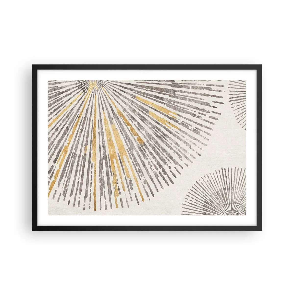 Pôster com moldura preta - A beleza do raio - 70x50 cm