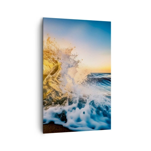 Quadro em tela - Diversão na areia - 80x120 cm