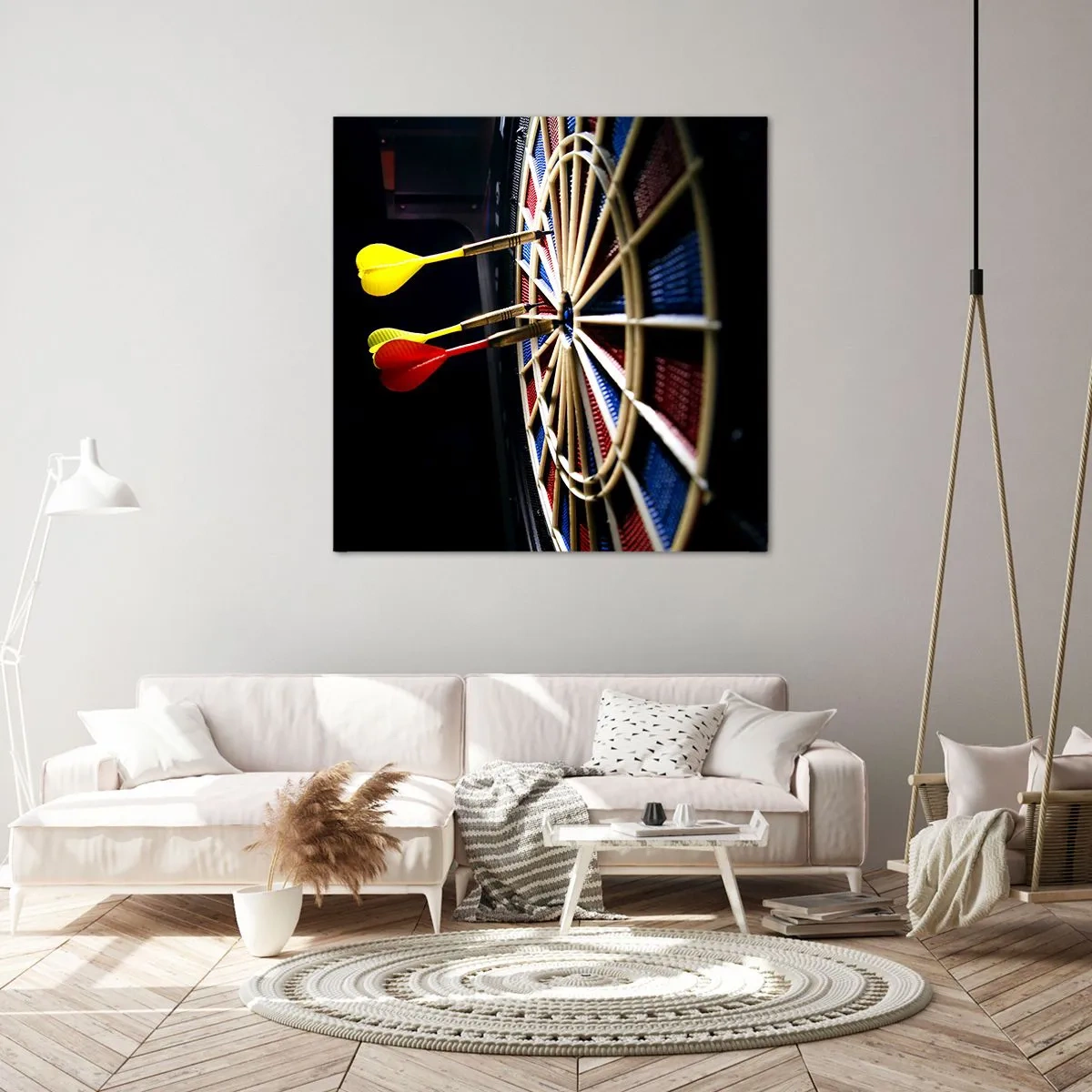 Quadro em tela - Direto ao ponto - 40x40 cm