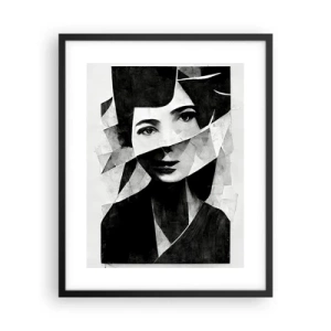 Pôster com moldura preta - O que és de verdade... - 40x50 cm