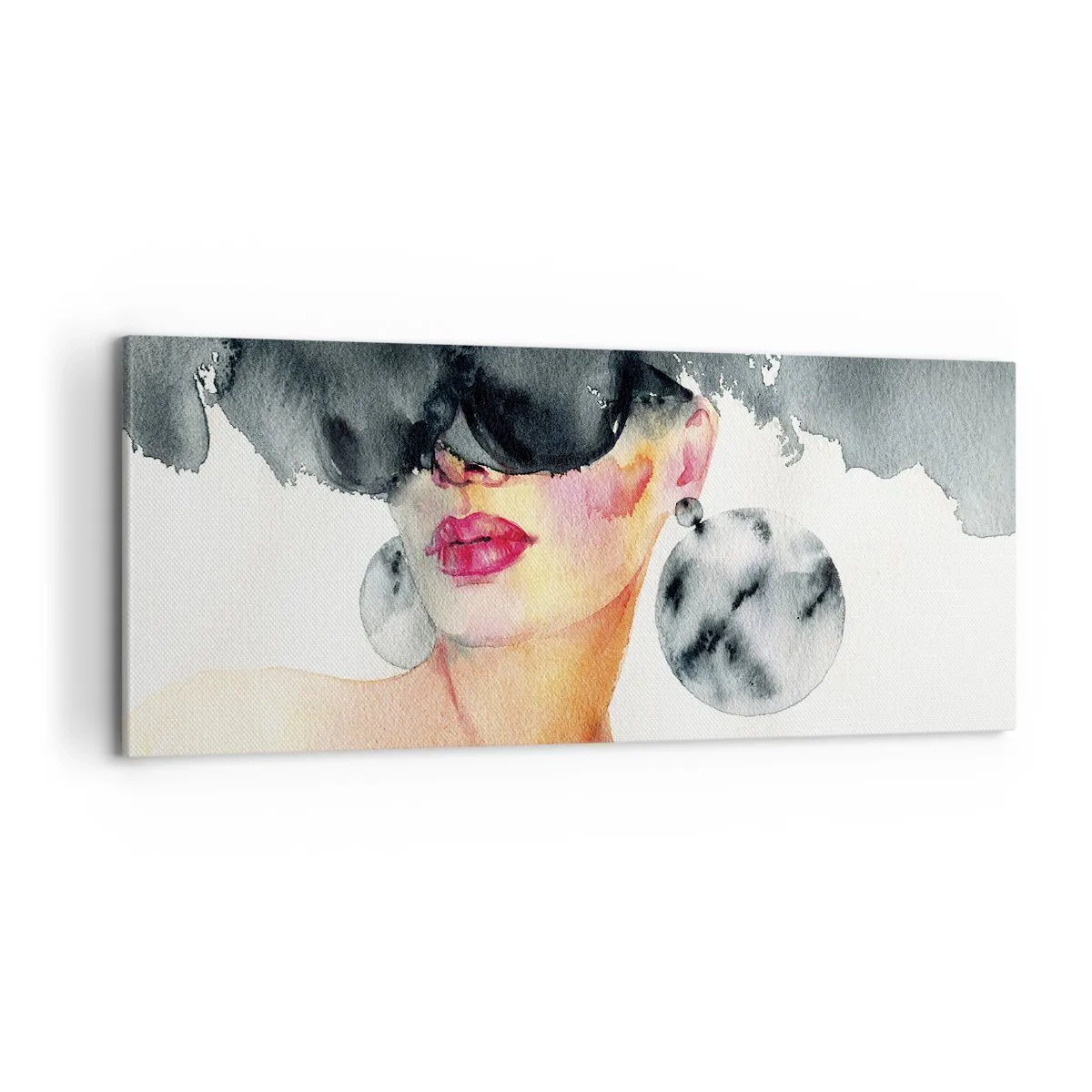 Quadro em tela - O segredo da elegância - 100x40 cm