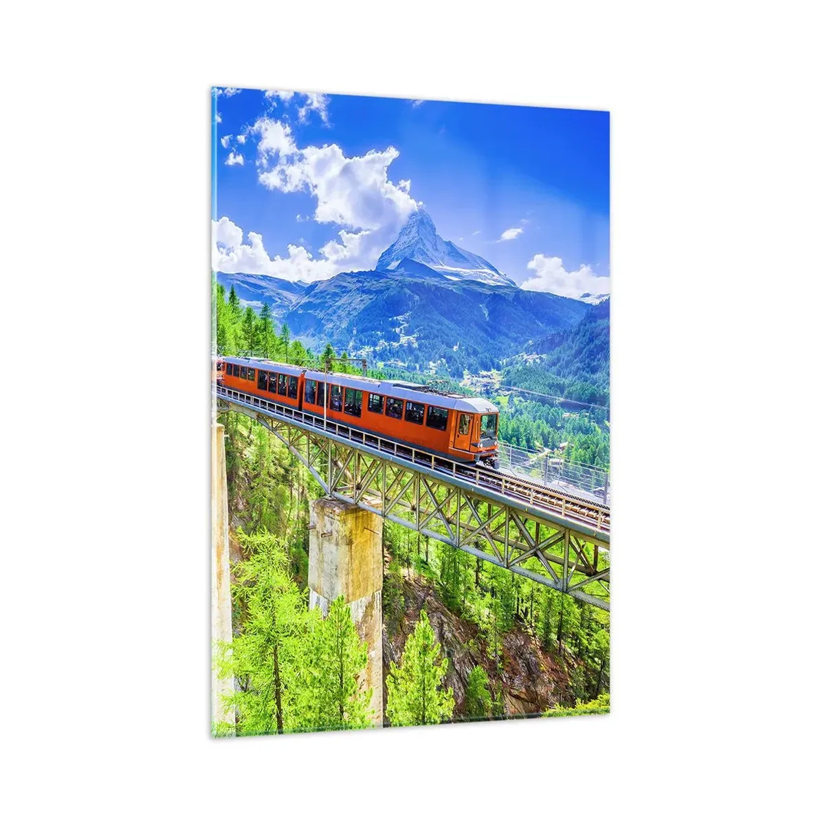 Quadro em vidro - Hora dos Alpes - 80x120 cm