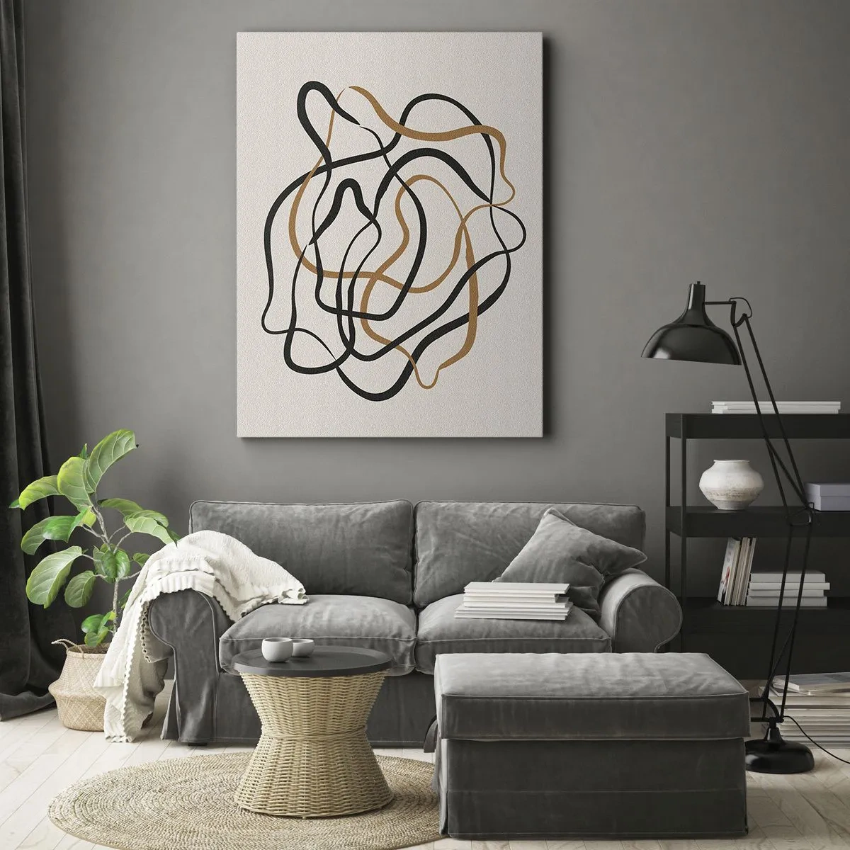 Quadro em tela - Tudo deu errado - 50x70 cm