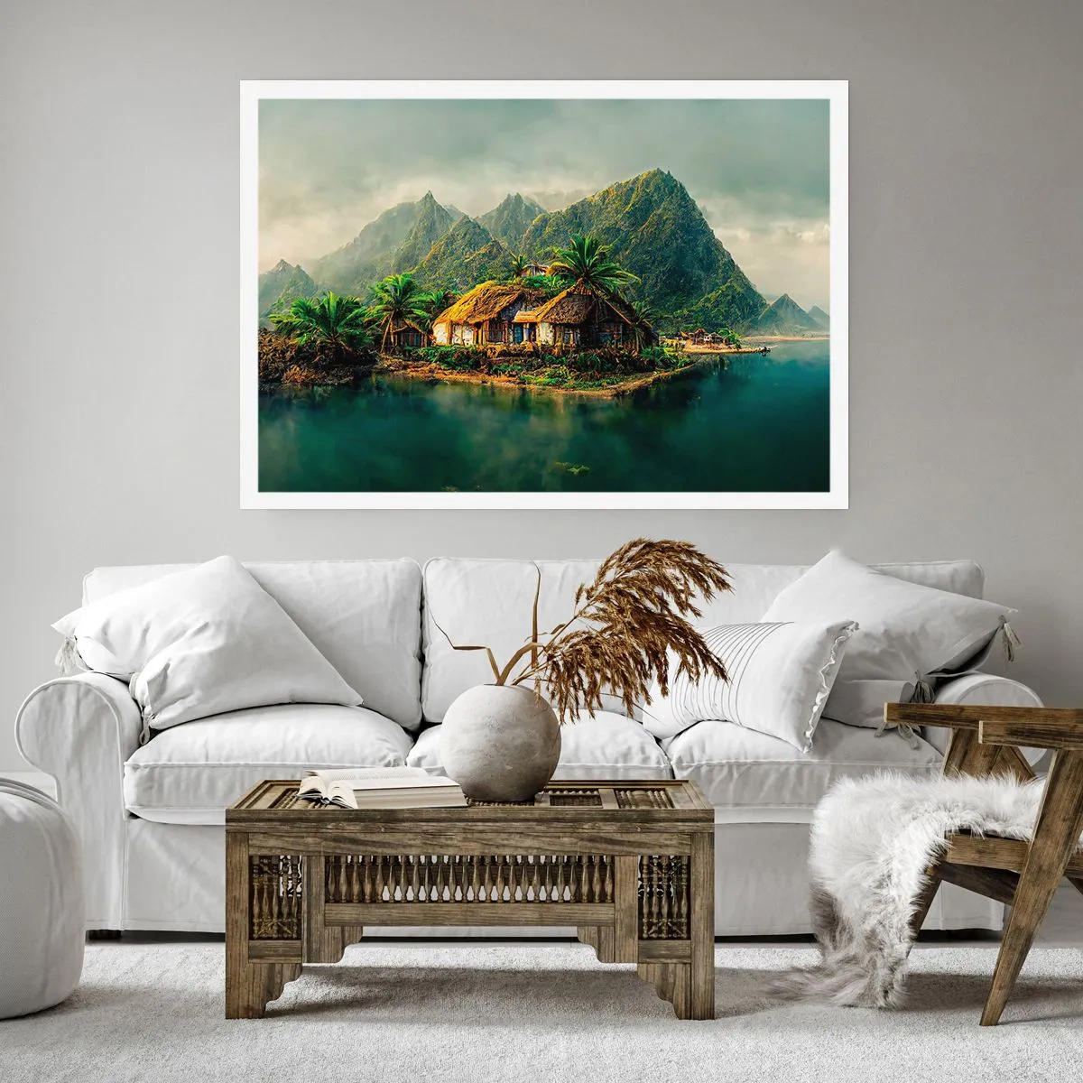 Pôster - Paraíso Tropical - 50x40 cm