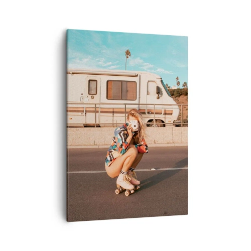 Quadro em tela - Sorria, por favor! - 50x70 cm