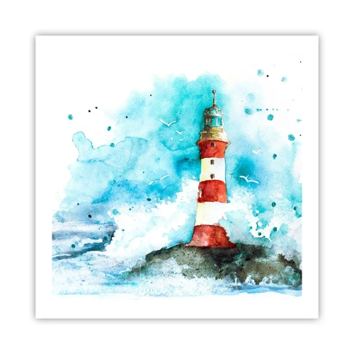 Pôster - Unidade dos elementos da natureza - 60x60 cm