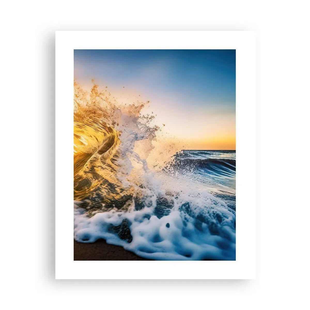 Pôster - Diversão na areia - 40x50 cm