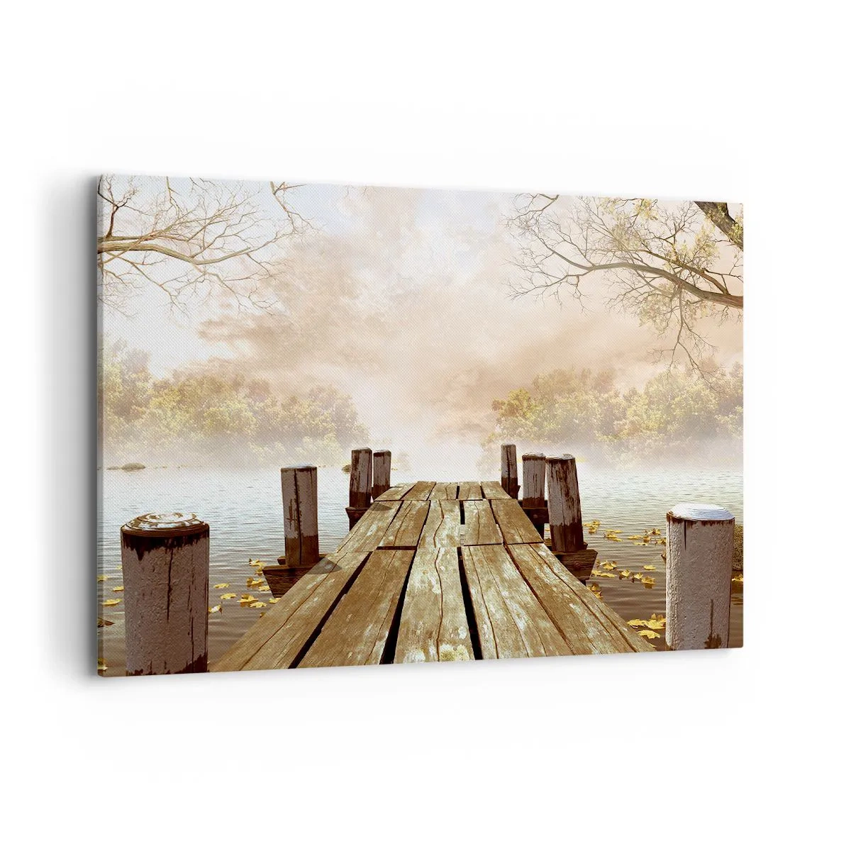 Quadro em tela - A leve tristeza do outono - 100x70 cm