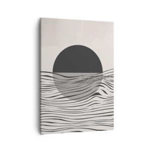 Quadro em tela - Composição da metade - 50x70 cm