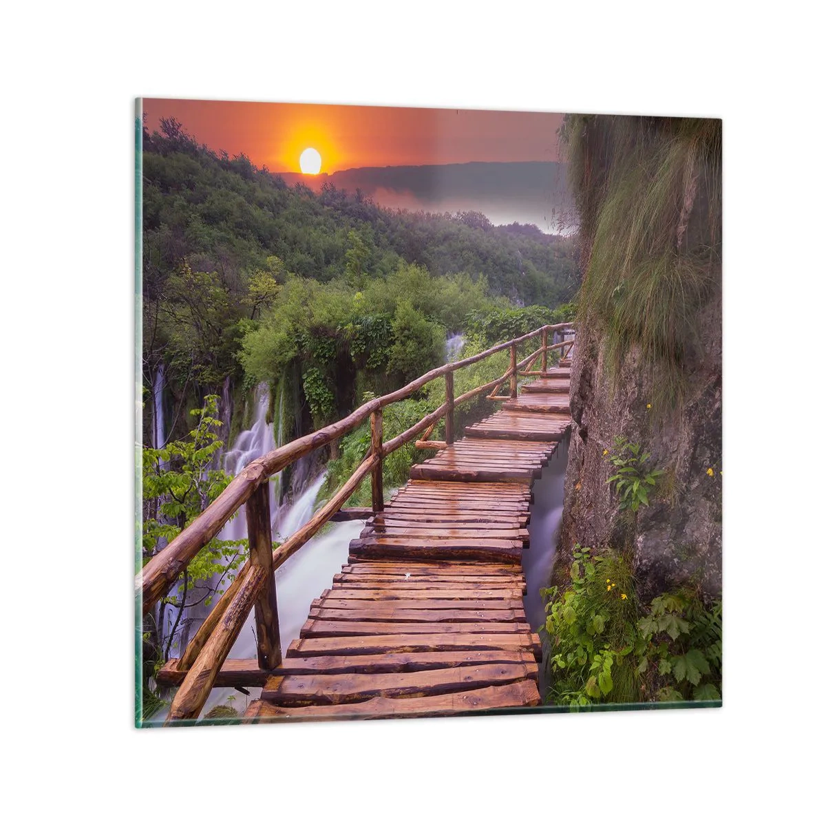 Quadro em vidro - Beleza inacreditável - 70x70 cm