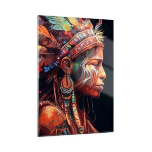 Quadro em vidro - Ritual mágico - 50x70 cm