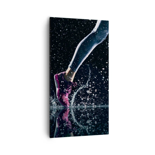 Quadro em tela - Quanta força nas pernas - 55x100 cm