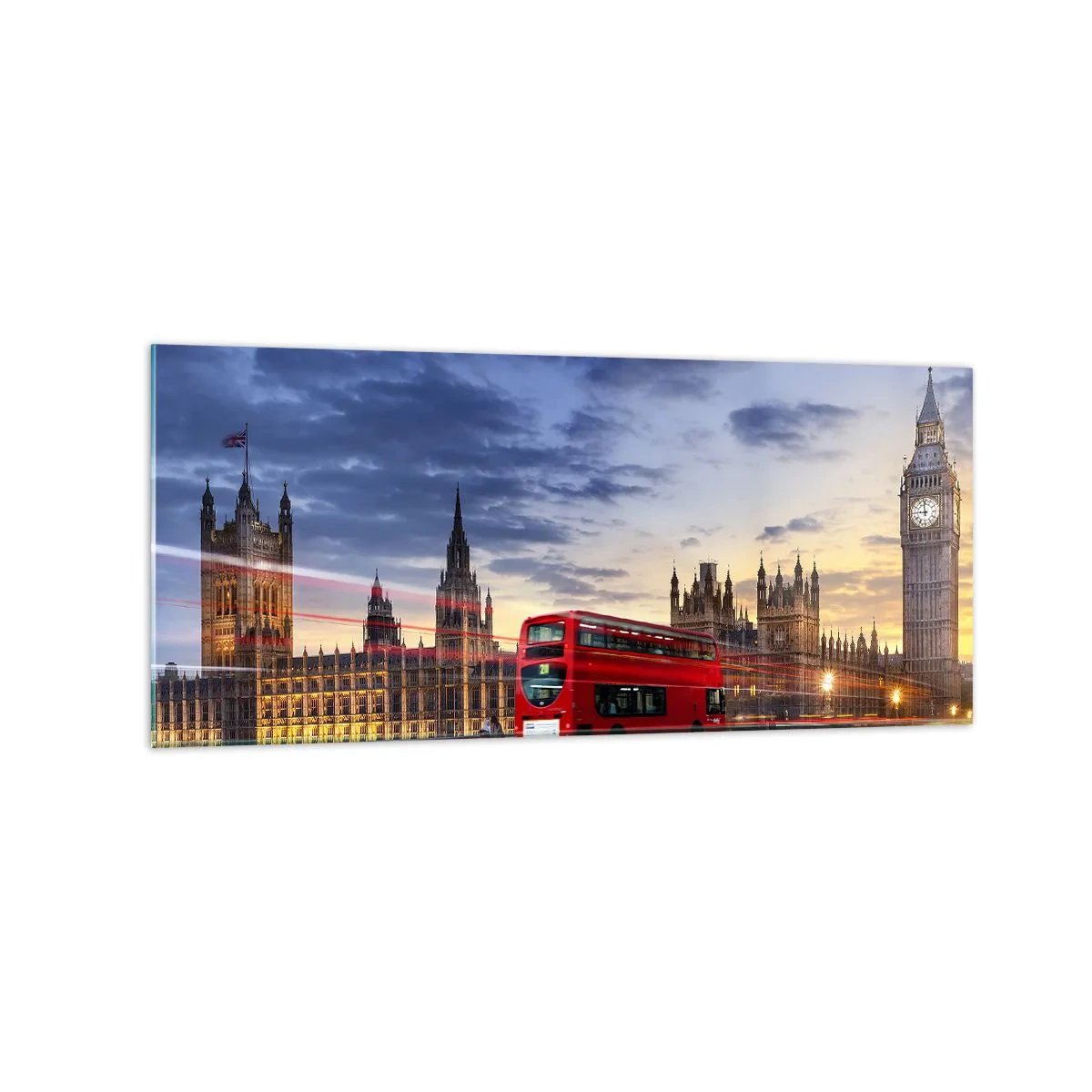 Quadro em vidro - Marcas distintivas - 120x50 cm