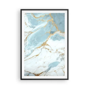 Pôster com moldura preta - Riqueza de pedra - 61x91 cm
