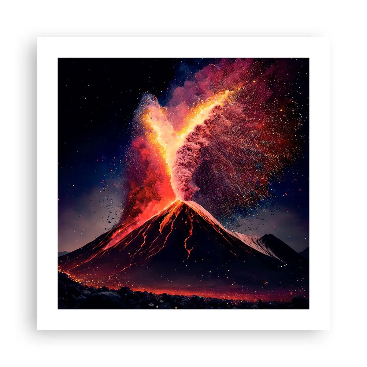 Pôster - Beleza e terror - 50x50 cm