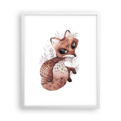 Pôster em moldura branca - Como não amar - 40x50 cm