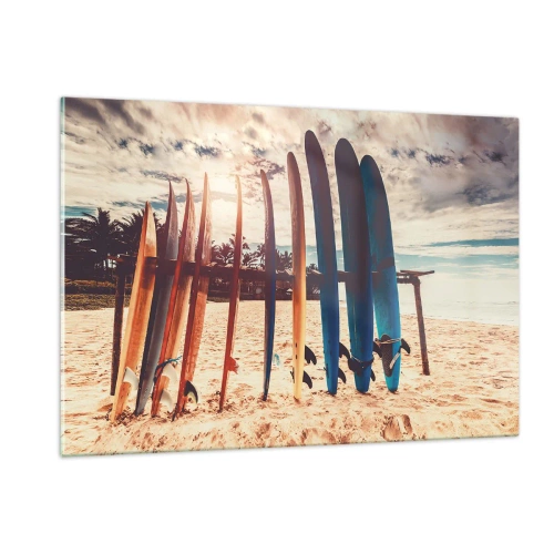 Quadro em vidro - Boa noite, até amanhã - 120x80 cm