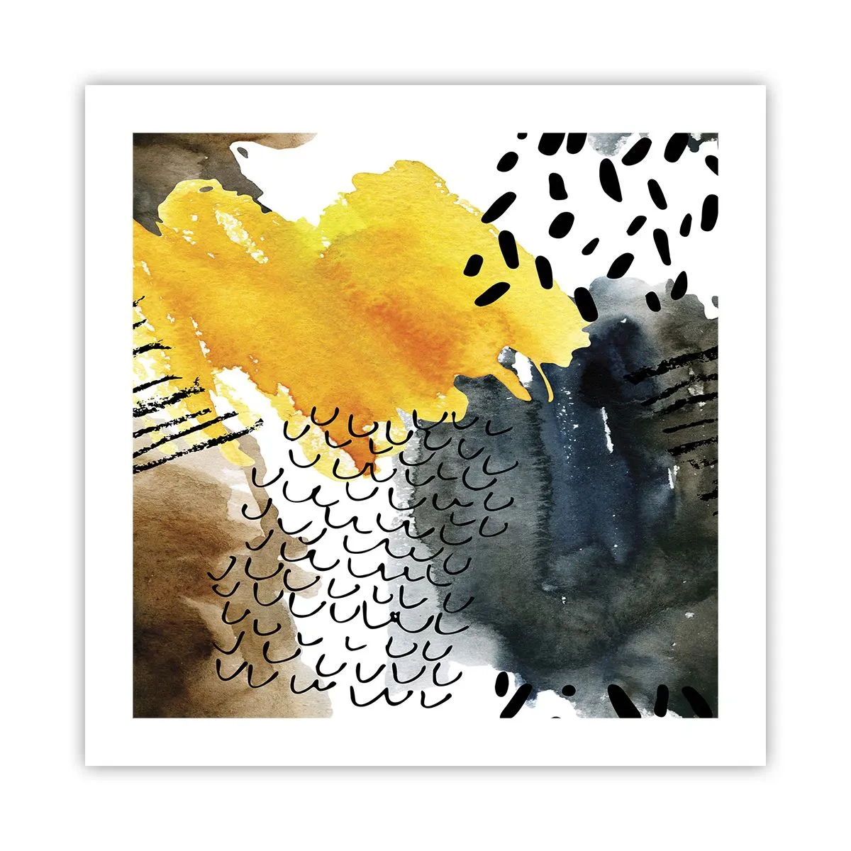 Pôster - Reunião dos elementos da natureza - 50x50 cm