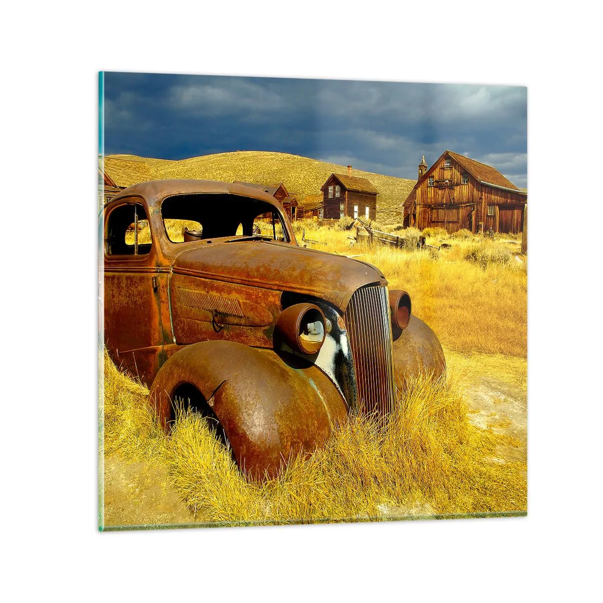 Quadro em vidro - Um merecido descanso - 30x30 cm