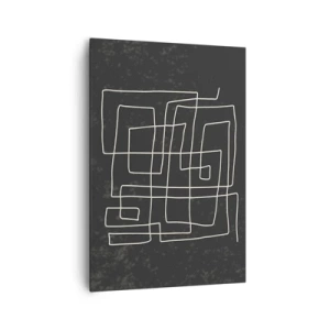 Quadro em tela - Não é tão simples - 70x100 cm