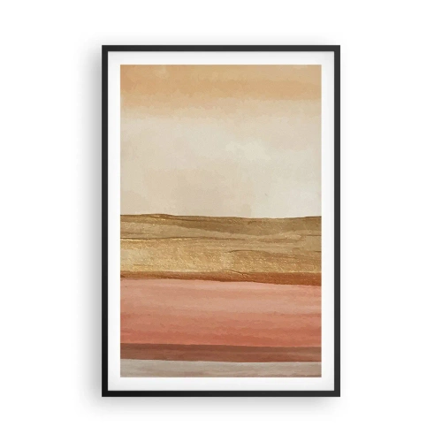 Pôster com moldura preta - Composição vertical - 61x91 cm