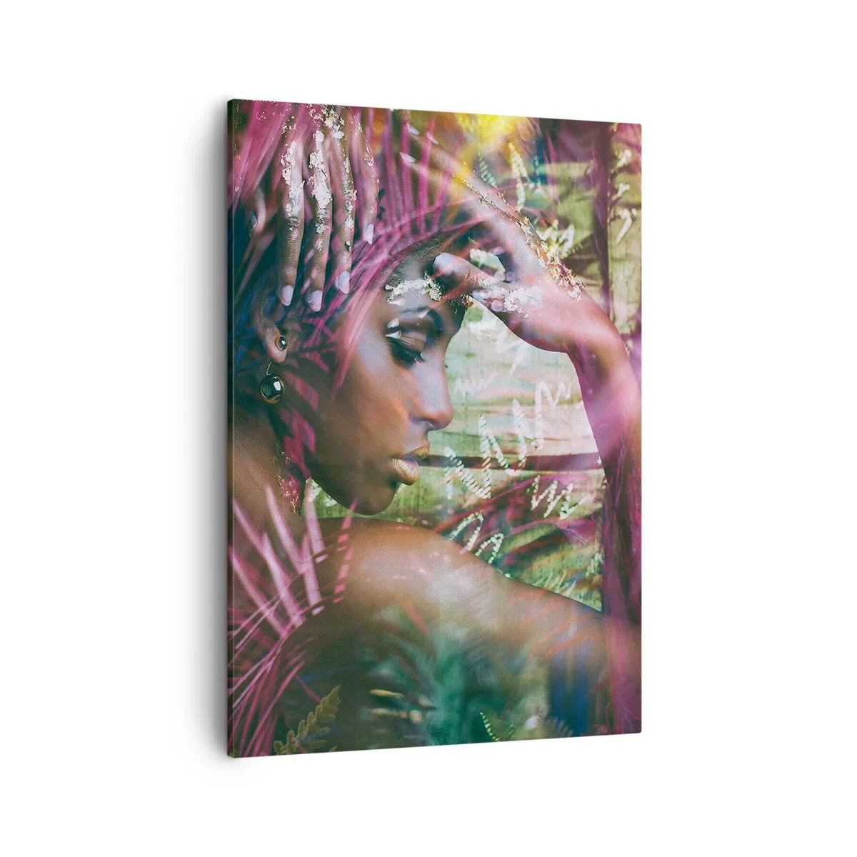 Quadro em tela - Mãe Natureza na selva - 50x70 cm