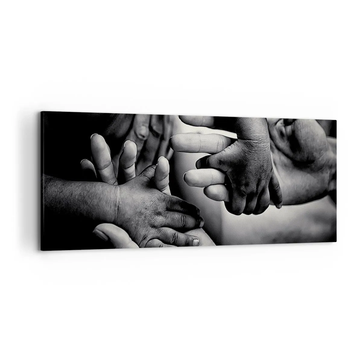 Quadro em tela - Ser humano - 120x50 cm