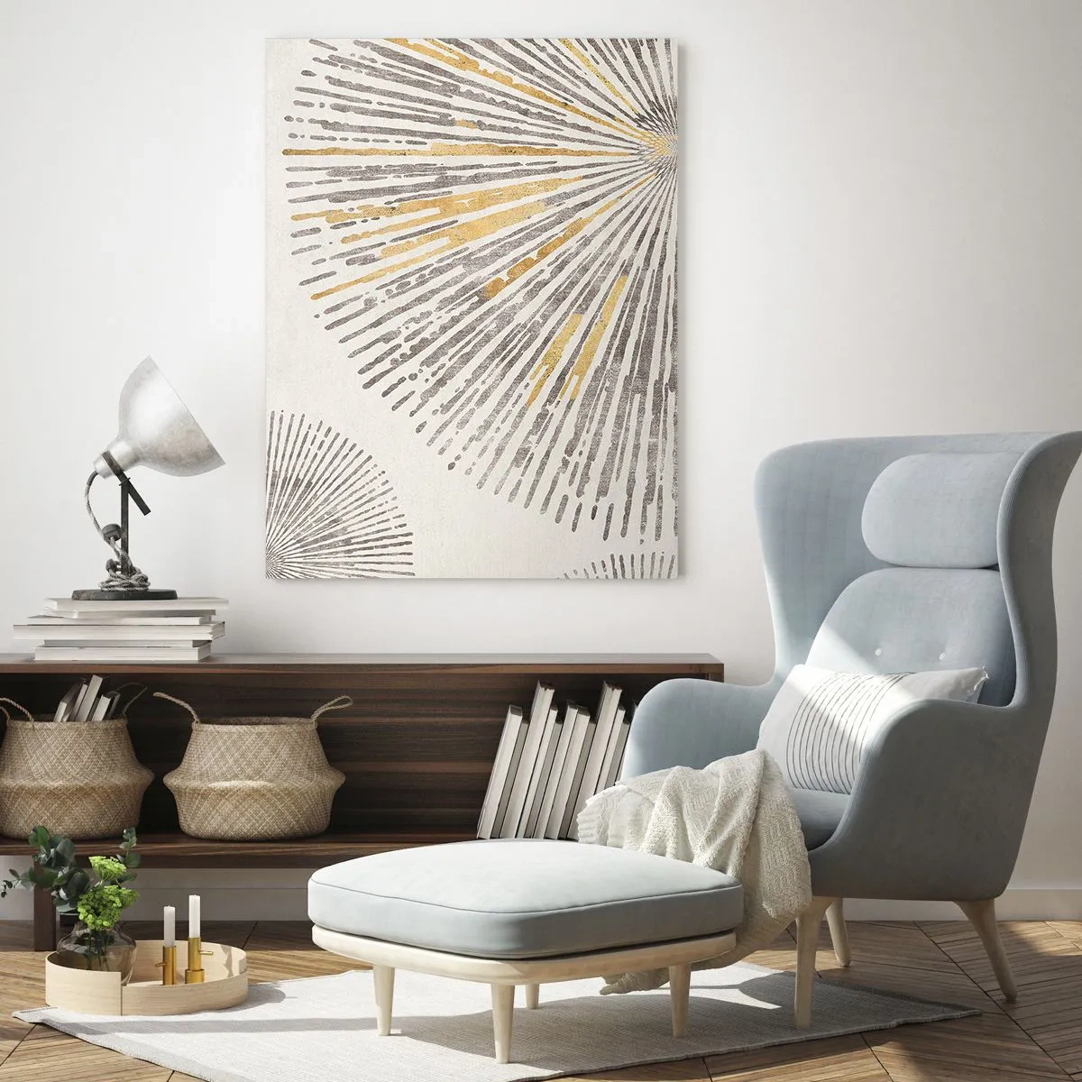 Quadro em vidro - A beleza do raio - 50x70 cm