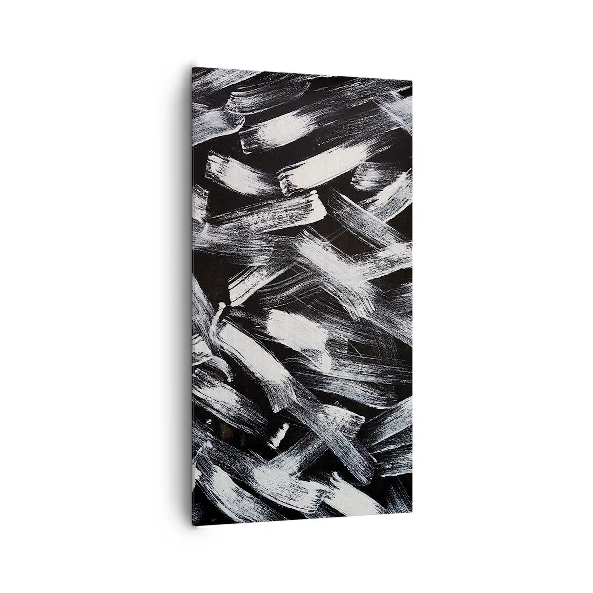 Quadro em tela - Abstração no espírito industrial - 65x120 cm