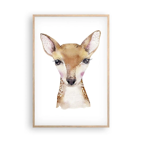 Pôster com moldura de carvalho claro - A Natureza da Inocência - 61x91 cm