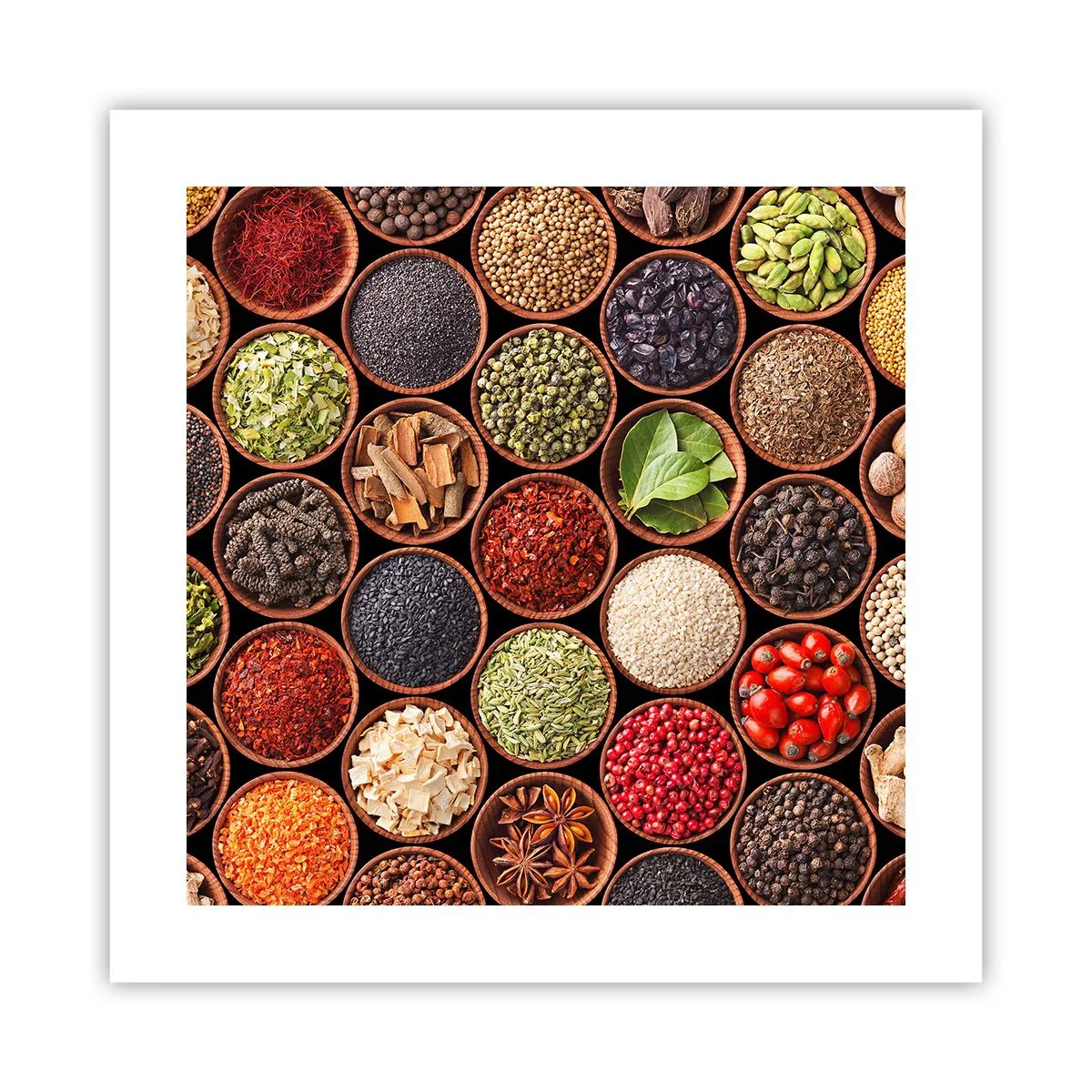 Pôster - Todos os sabores do mundo - 40x40 cm