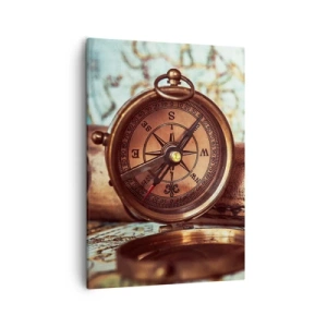 Quadro em tela - Uma aventura pirata no Caribe - 50x70 cm
