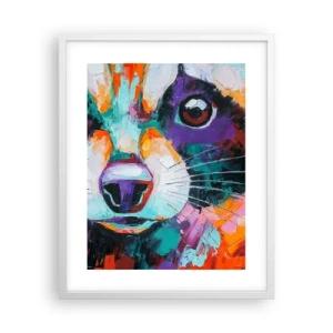 Pôster em moldura branca - Apenas boas emoções - 40x50 cm