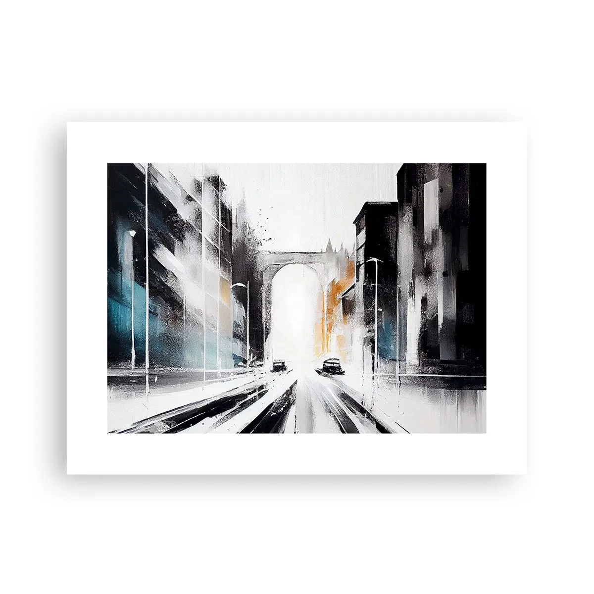 Pôster - Estudo da cidade: arquitetura e movimento - 40x30 cm