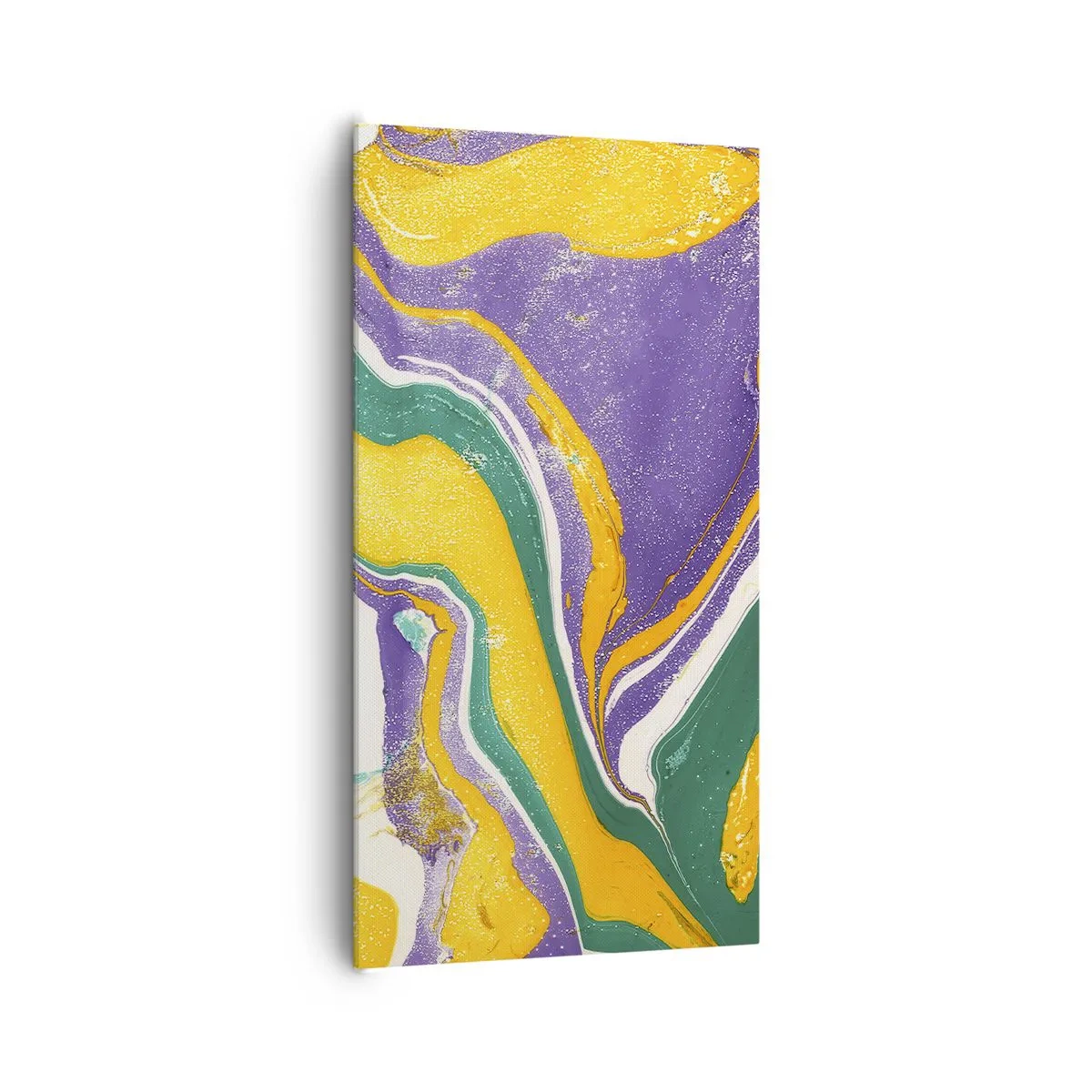 Quadro em tela - Ondas de cor - 65x120 cm