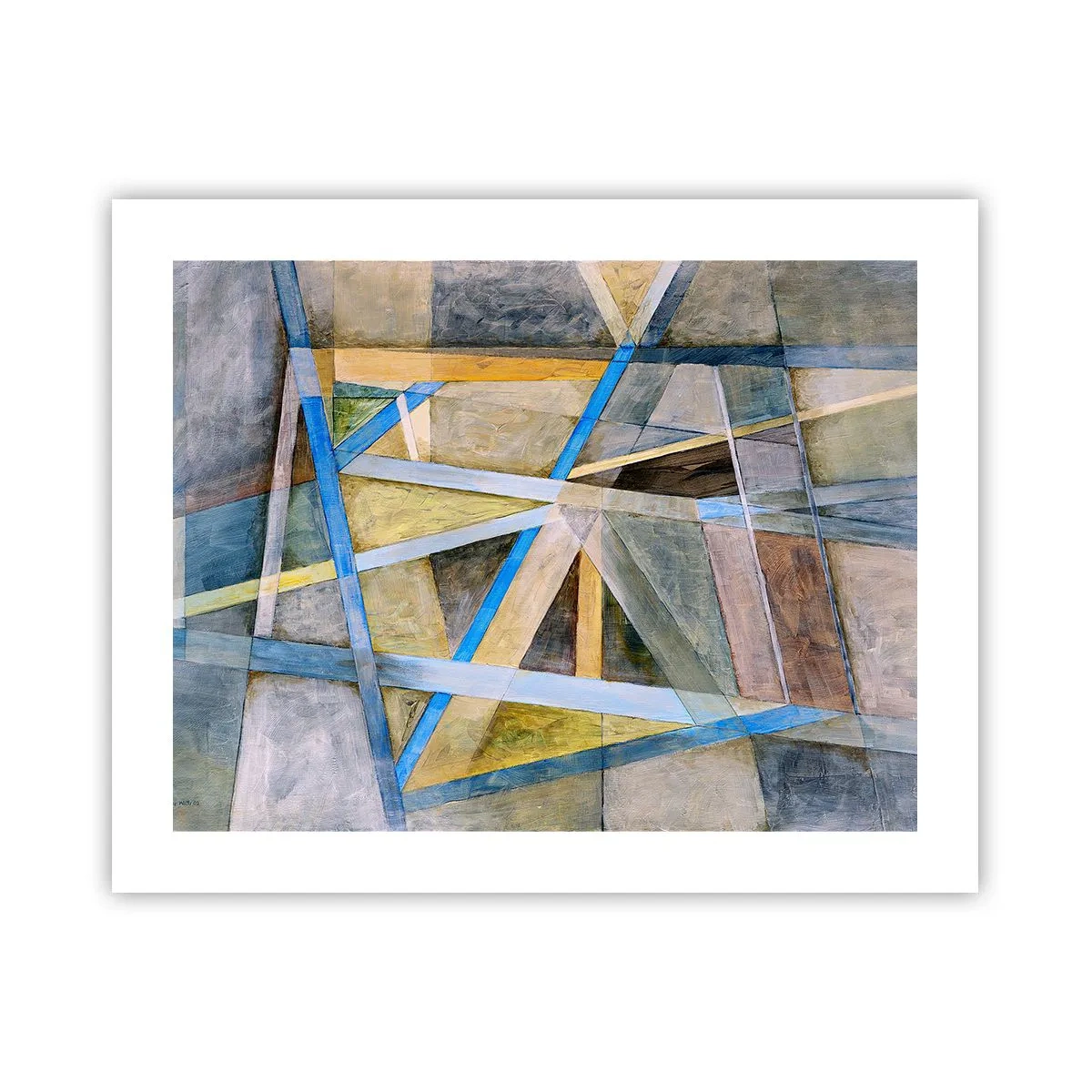 Pôster - Em linha reta ou na diagonal? - 50x40 cm