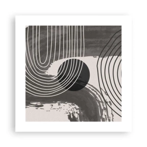 Pôster - O oval vence - 40x40 cm