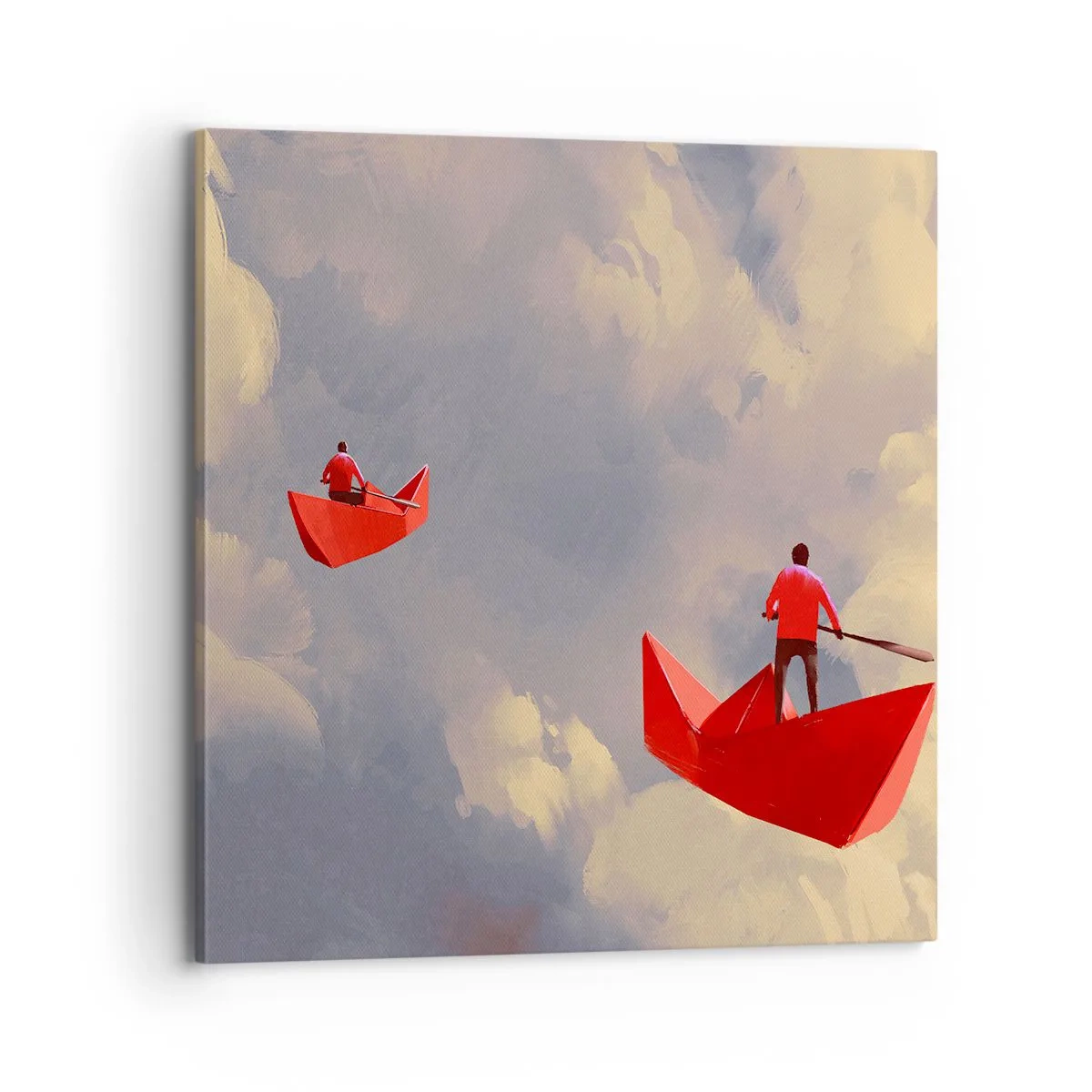 Quadro em tela - Expedição dos sonhadores - 70x70 cm