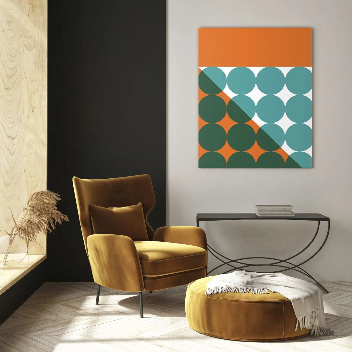 Quadro em vidro - Para cima e na diagonal - 50x70 cm