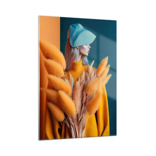 Quadro em vidro - Retrato fofo - 50x70 cm