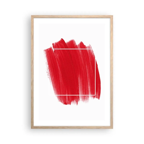 Pôster com moldura de carvalho claro - Fora do quadro - 50x70 cm