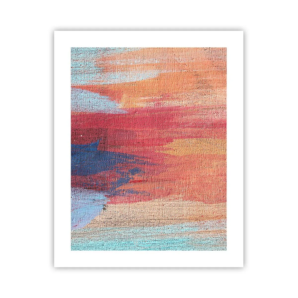 Pôster - Flutuar pelo arco-íris - 40x50 cm