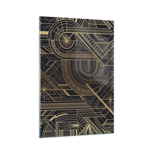 Quadro em vidro - Conceitos, ideias, planos - 80x120 cm